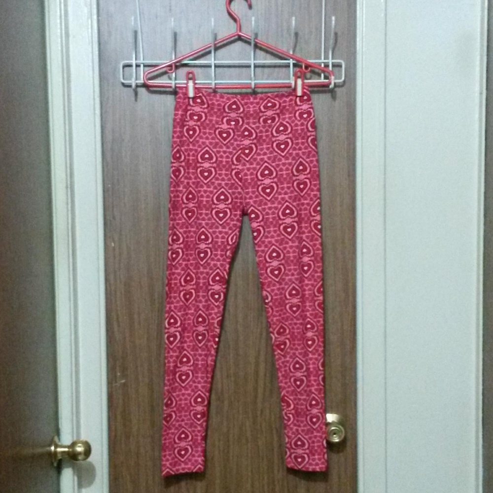 LuLaroe Heart Leggings One Size